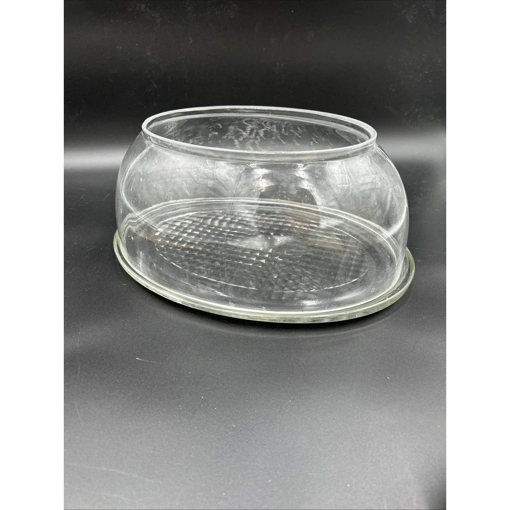VeggiDome Fruit&Veggie Biodome Glass Counter  Produce Saver Storage -missing Lid